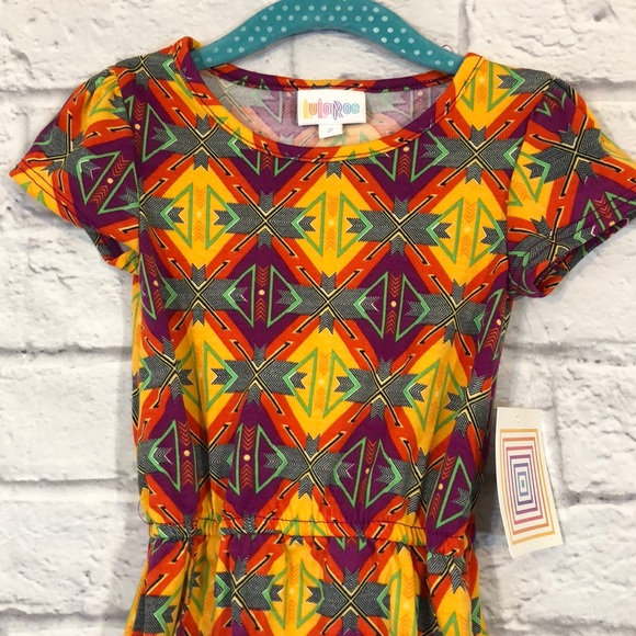 FINAL Price LuLaRoe Mae Kids Dress with Pockets - Picture 2 of 8